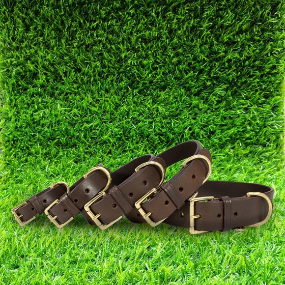 Genuine Leather Dog Collar for Small to Large Dogs - Picture 5 of 9